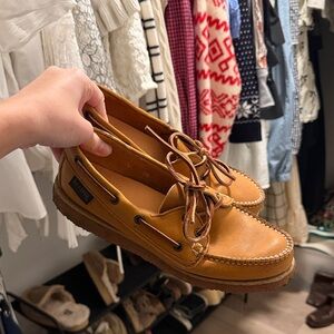 Unisex Tan Boat Shoes